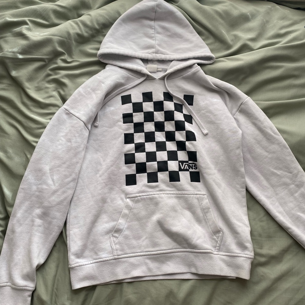 VANS white hoodie
